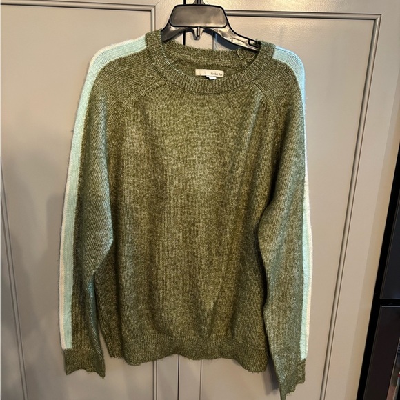 Hawker Rye Women's XL Green Knit Sweater Top Long Sleeve Stretch Soft Recycled - Picture 1 of 4